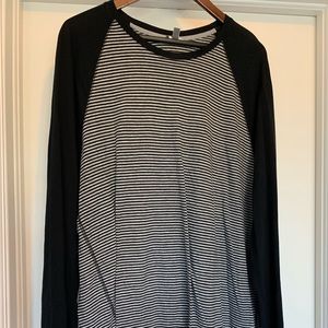 Vince long sleeve striped t shirt